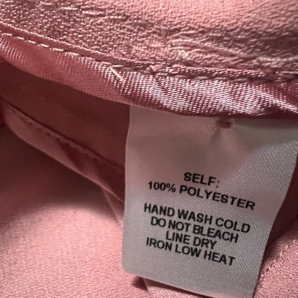 Lulu's Pink Wrap Robe with Self-Tie Belt - Picture 10 of 12